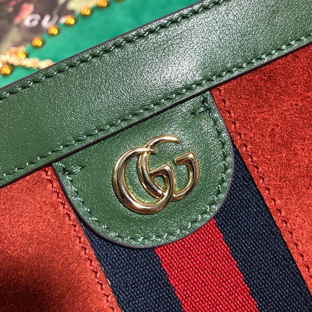 Gucci女包 503876 Gucci Supreme Ophidia系列 大號GG肩背包 古馳鏈條單肩斜挎女包  gqy1059